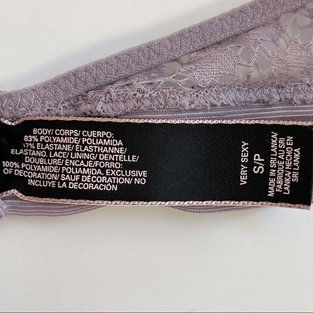 Victoria’s Secret lavender lace high neck halter bralette - Picture 6 of 7